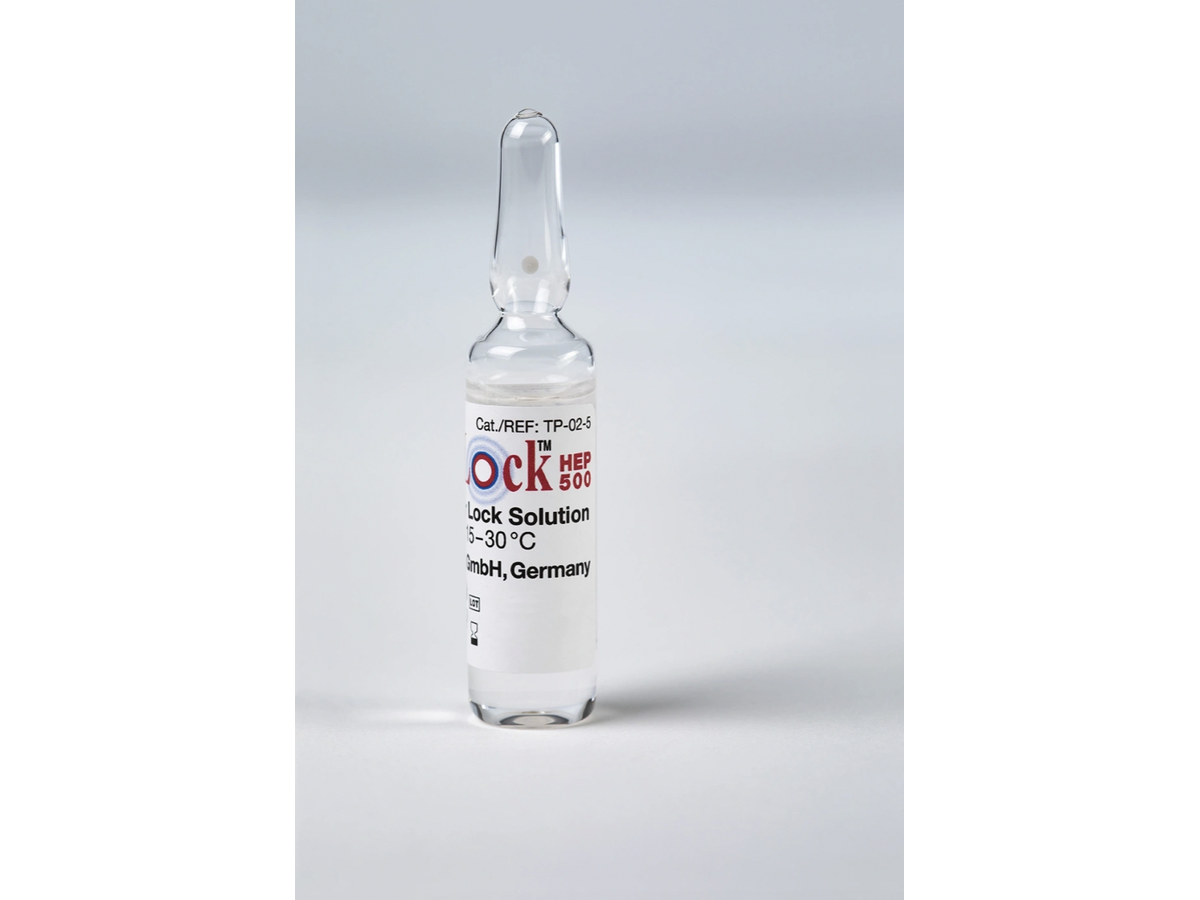Ампула TauroLock™-HEP500 Catheter Lock Solution, TauroPharm GmbH, Германия