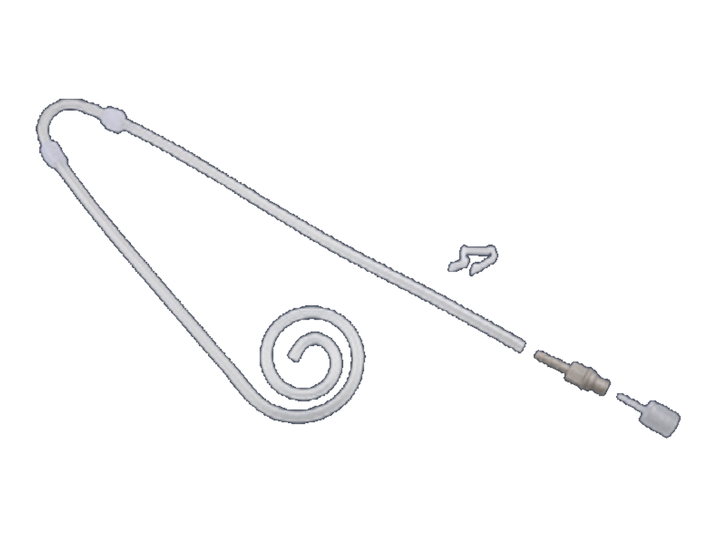 Перитонеальный катетер Swan Neck Curl Cath, 62,5 см